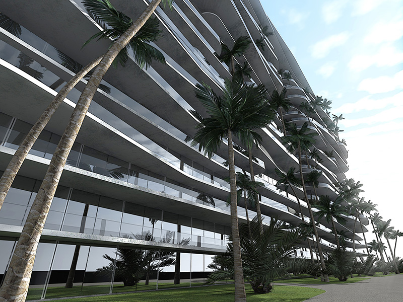Ciel Rouge Création - Architecture - Projet - Immeuble d'appartements de luxe a Abu Dhabi Ciel Rouge Création - Architecture - Projet - Immeuble d'appartements de luxe a Abu Dhabi