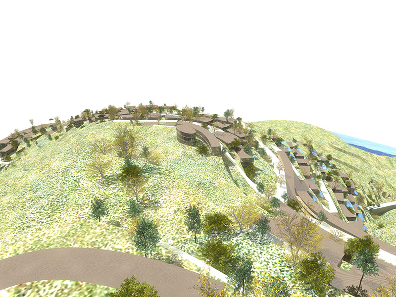 Ciel Rouge Creation - Architecture - Project for an environmental town in Montenegro