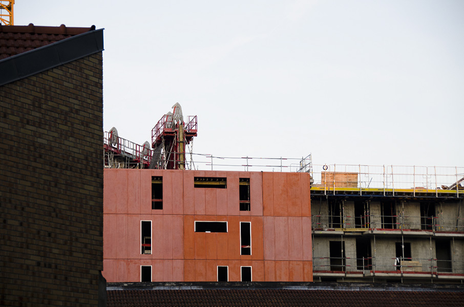 Ciel Rouge création - Architecture - Logements collectifs - Logements sociaux écologiques et paysagers - Travaux - Croix Nivert - Paris