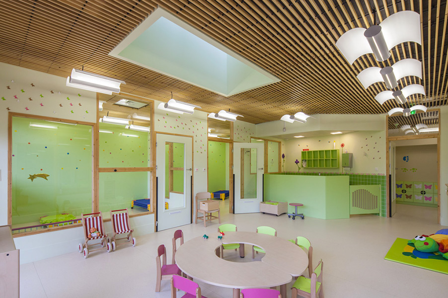 Ciel Rouge creation - Architecture - Facilities and activities - Nursery Croix Nivert - Paris