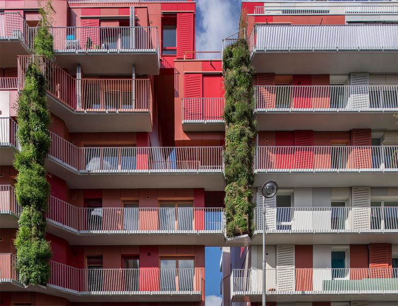 Ciel Rouge création - Architecture - Logements collectifs - Logements sociaux écologiques et paysagers - Croix Nivert - ParisCiel Rouge création - Architecture - Logements collectifs - Logements sociaux écologiques et paysagers - Croix Nivert - Paris